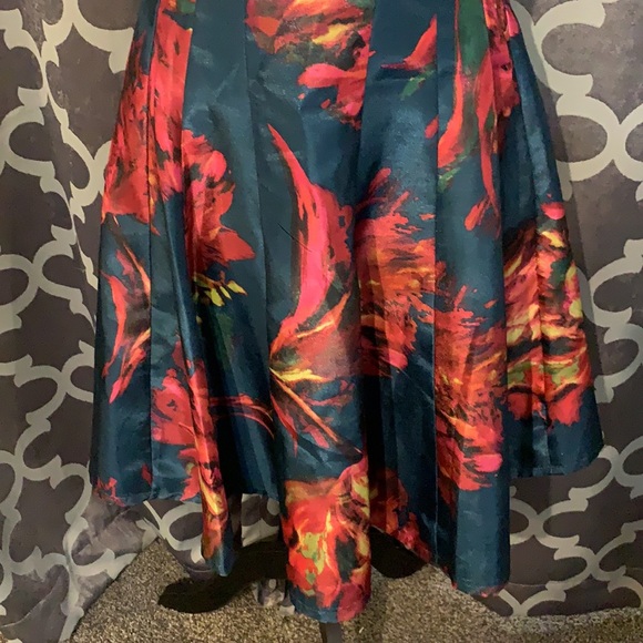 NWOT Teal dress by CB SZ 4 - Picture 3 of 7